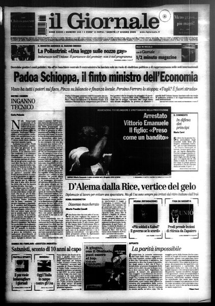 Il giornale : quotidiano del mattino